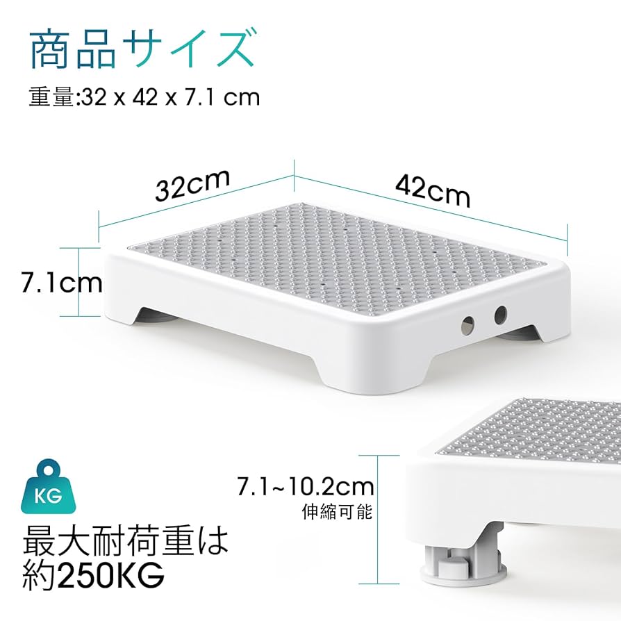 専用　踏み台 小 樹脂製踏み台 モノタロウ グレー色 - 【通販モノタロウ】